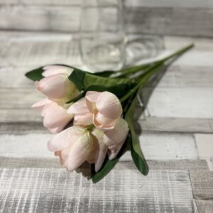 Nyílott selyem tulipán csokor