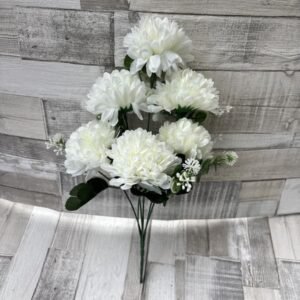 Gömb krizantém kiegészítővel 35 cm