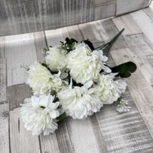 Gömb krizantém kiegészítővel 35 cm
